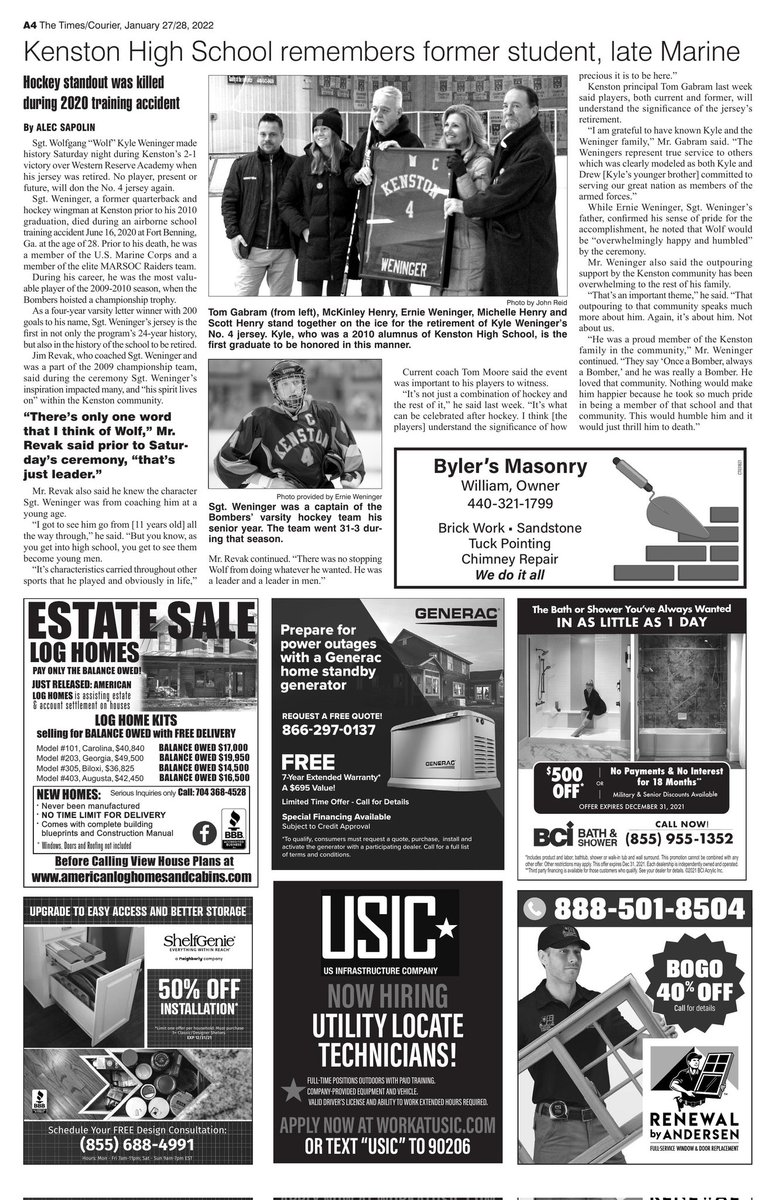 coach_bombers's tweet photo. News article nice job Alec for writing. #4wolf https://t.co/a55uhyiNsA