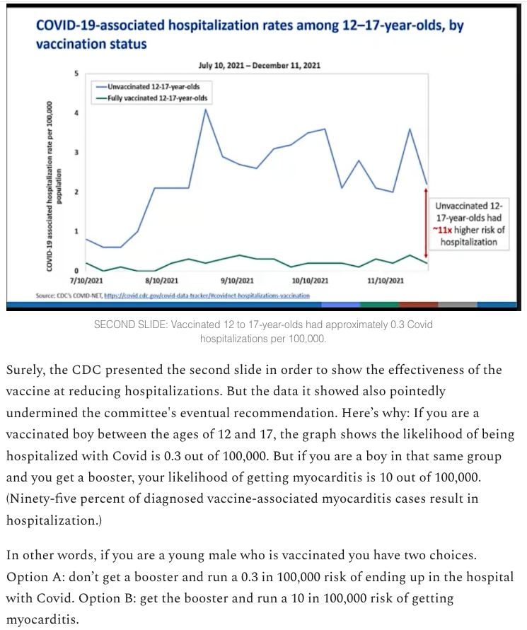 buzzhollandermd's tweet photo. Thanks @ifihadastick for sending me this fantastic article from David Zweig:
https://t.co/lZ9fTm2dyQ
Different numbers but similar logic applies to 2nd shot for healthy adolescent males -- esp at mandated 3 wk interval!
Primum non nocere.
Particularly when benefit is nearly nil. https://t.co/IWPDVoRvFT