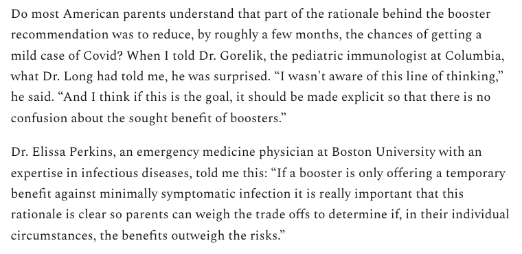 buzzhollandermd's tweet photo. Thanks @ifihadastick for sending me this fantastic article from David Zweig:
https://t.co/lZ9fTm2dyQ
Different numbers but similar logic applies to 2nd shot for healthy adolescent males -- esp at mandated 3 wk interval!
Primum non nocere.
Particularly when benefit is nearly nil. https://t.co/IWPDVoRvFT