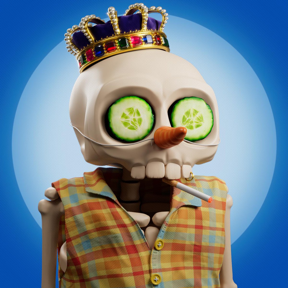 KutsenkoNikita's tweet photo. My amazing skeleton with crown and cucumbers%)

https://t.co/Mk8w0db66J https://t.co/IZVTKDO6qD