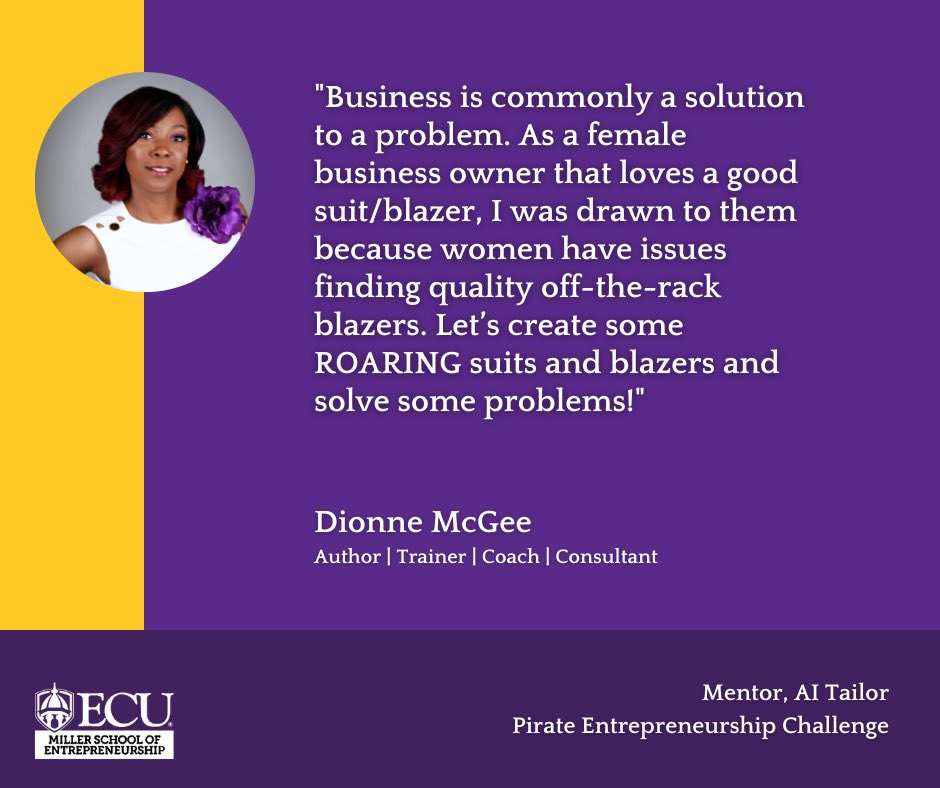 THE PICK IS IN! Mentor Dionne McGee has selected AI Tailor, led by Grayson Tavolacci and Colby Mitchell. Congratulations on moving on to the Final Round.
#PEC22