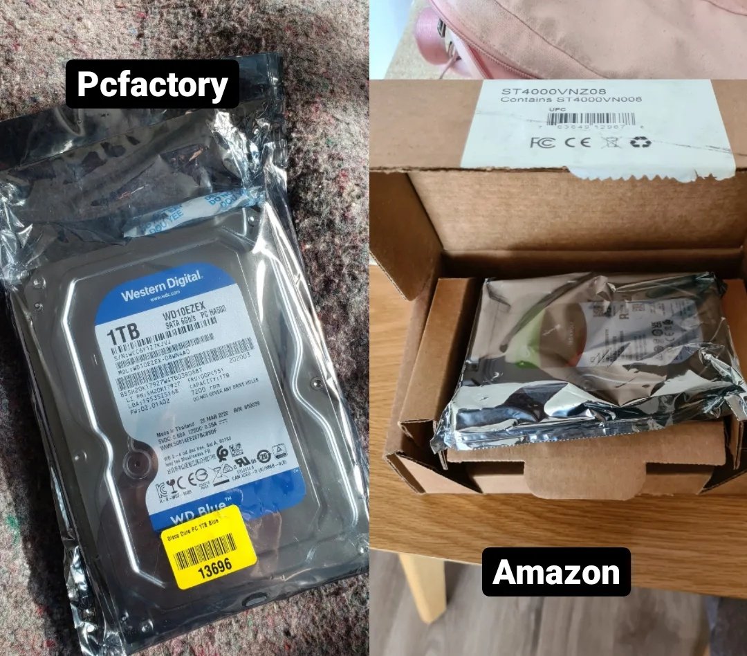 Sres. <a href="/PCFactoryCL/">pc Factory</a> así NO se envían las cosas, aprendale a <a href="/amazon/">Amazon</a>