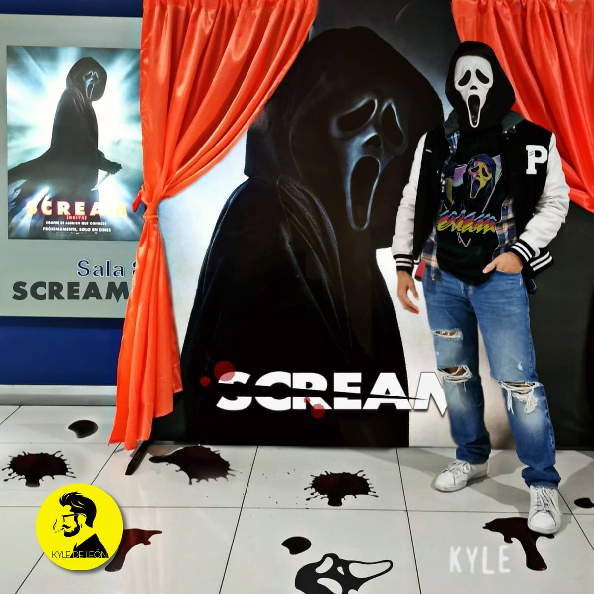 Kyle_dleon's tweet photo. #Scream 🔪 @ScreamMovies @TylerGillett @BettinelliOlpin @JackQuaid92 @jasminsavoy @masongooding @itsnotsonia https://t.co/K9yWGuEys2