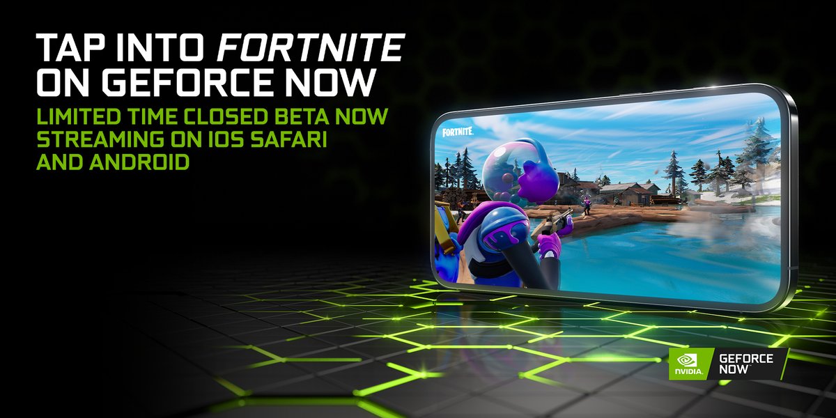 Fortnite' on iOS Safari and Android Through GeForce NOW