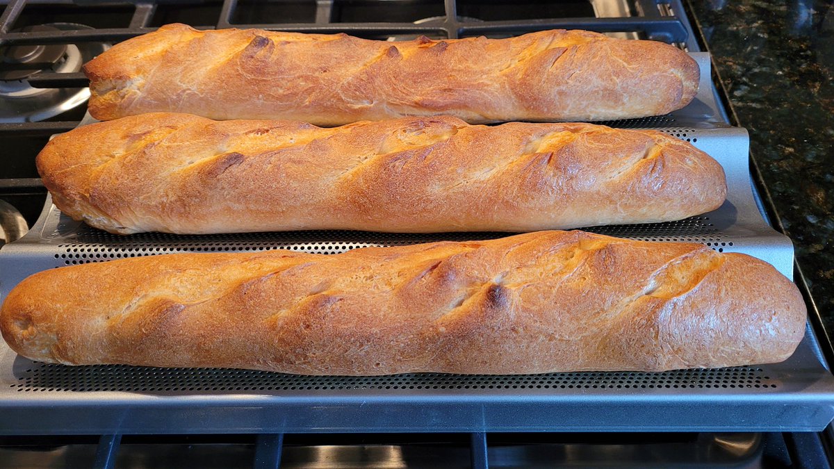 Thanks, @kingarthurflour.  Couldn't have done it without you. #BeautifulBaguettes