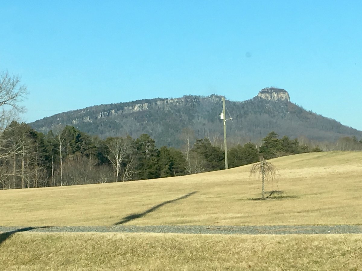 abikeanditsgirl's tweet photo. Windshield views...
From the back roads...
#pilotknob #jomeokee #greatguide #pilotmountain https://t.co/MR4SIoSjVd