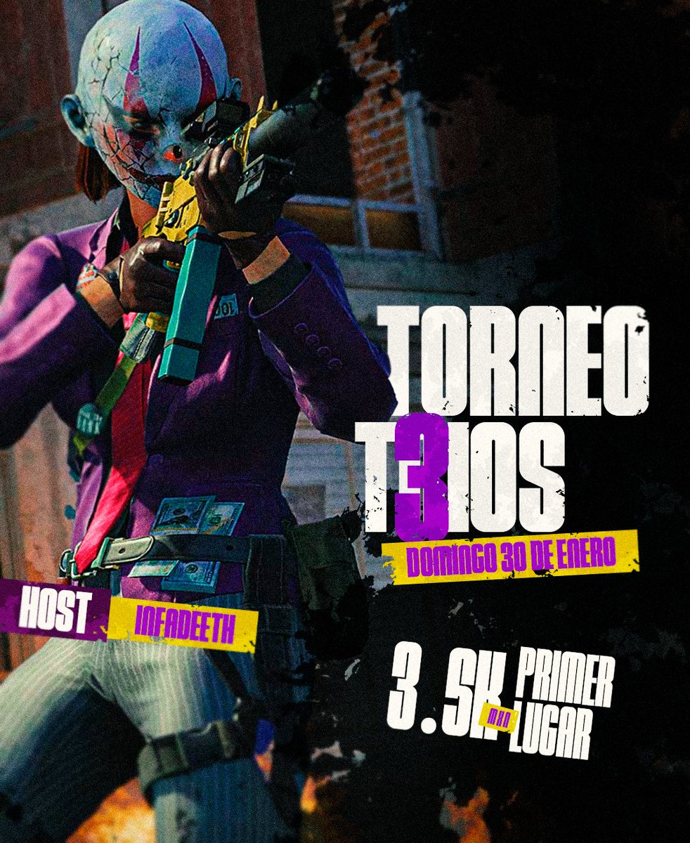 ¡TORNEOOOOO DE WZ 2.0!🧡
-Privadas de rebirth, tríos
-comienza a las 5 pm
-forms.gle/WGUZiSo5mUJj8n… ese es el formulario para REGISTRARSE (obligatorio).
-like y rt✨
-cualquier duda me pueden mandar dm
tienen que unirse al dc para que vean los PUNTAJES lo dejo abajo, lqm