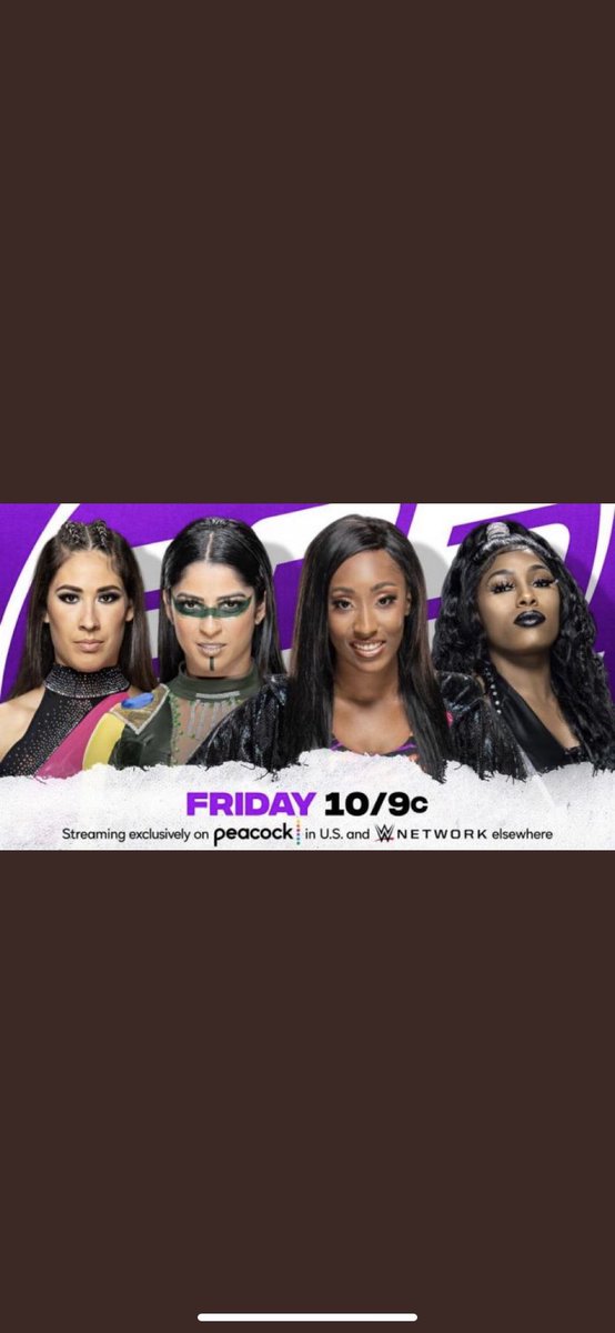 This week on @WWE205Live it will be Lash Legend and myself vs Yulisa and Valentina!