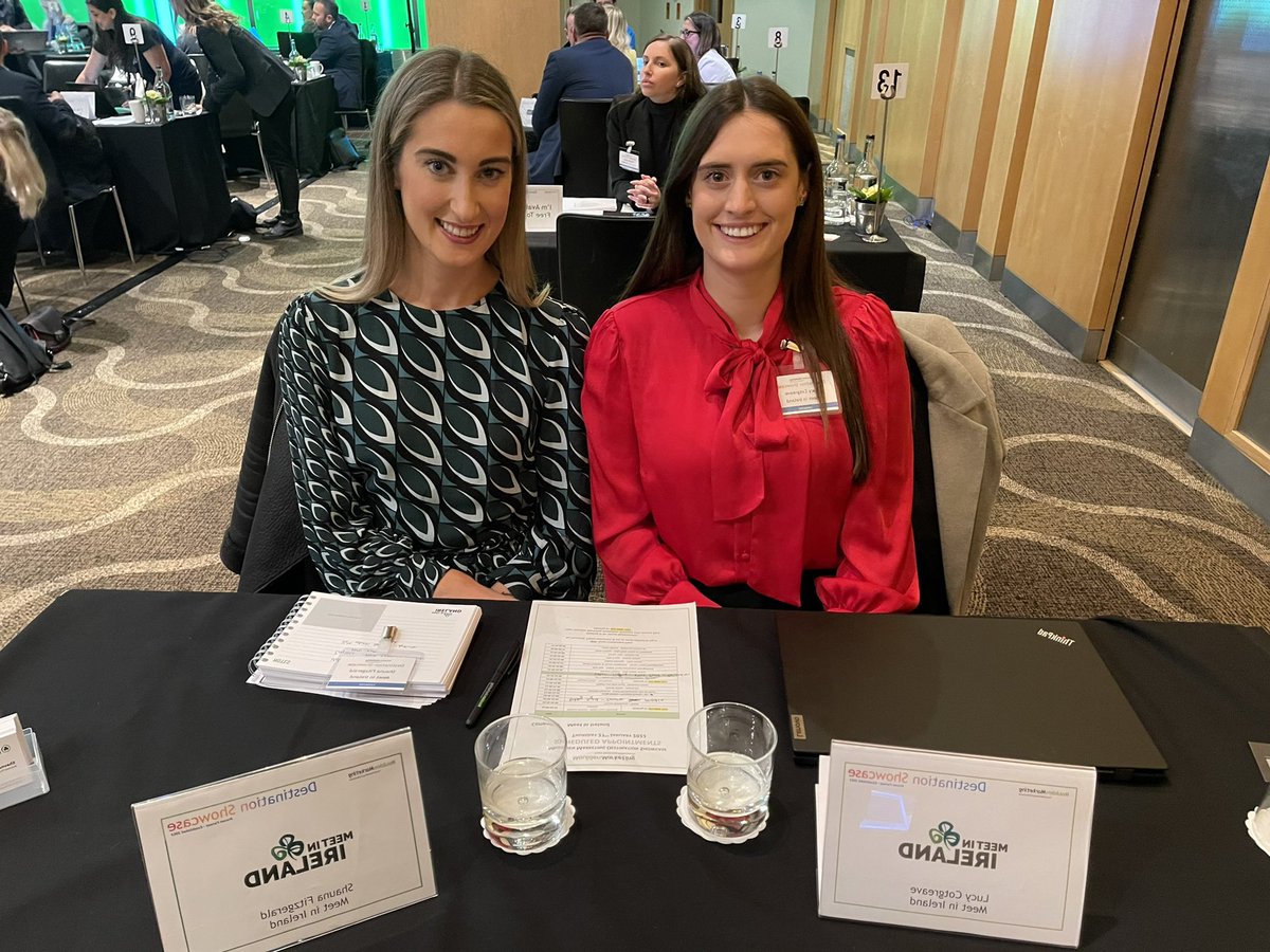 Great day at the <a href="/MouldenMktg/">Moulden Marketing</a> Destination Showcase representing <a href="/MeetInIreland/">Meet in Ireland</a>. It’s brilliant to see so many buyers interested in #Ireland for their next #MICE event! 🇮🇪 #MakeitIreland <a href="/Failte_Ireland/">Fáilte Ireland</a>