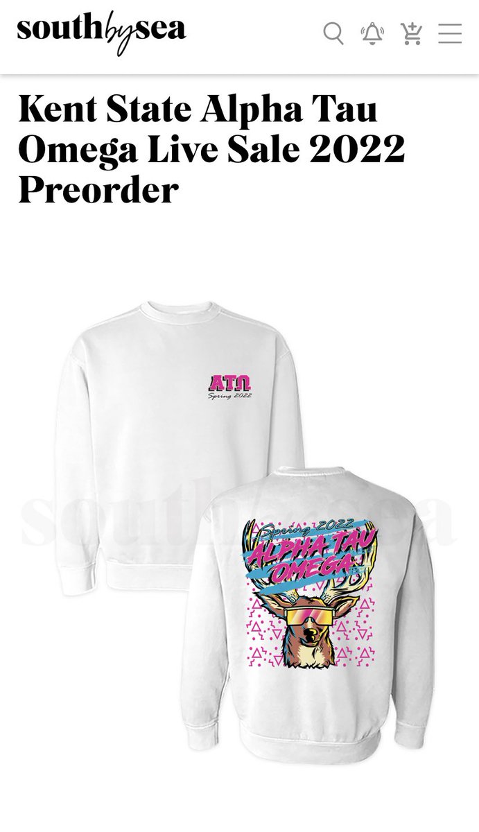 Looking to rep your favorite fraternity on campus? Order our spring apparel! The link is live again until 2/13! southbysea.com/preorder/23660…