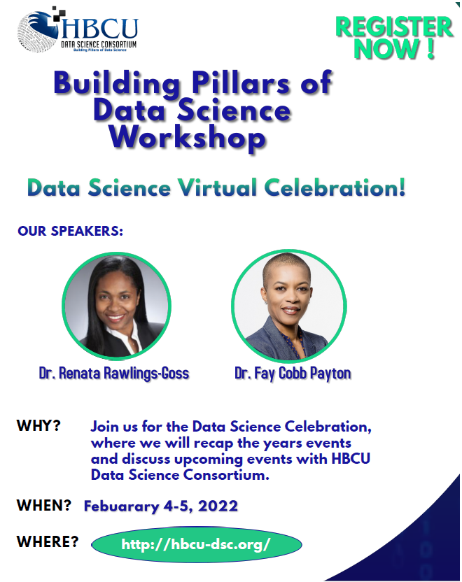 You're Invited!  Come join us to hear from researchers and leaders in the fields of data science and analytics, as we discuss topics of interest to the HBCU community and our partners.  Register: whova.com/portal/closi_2… #datascience #bigdata #hbcu
