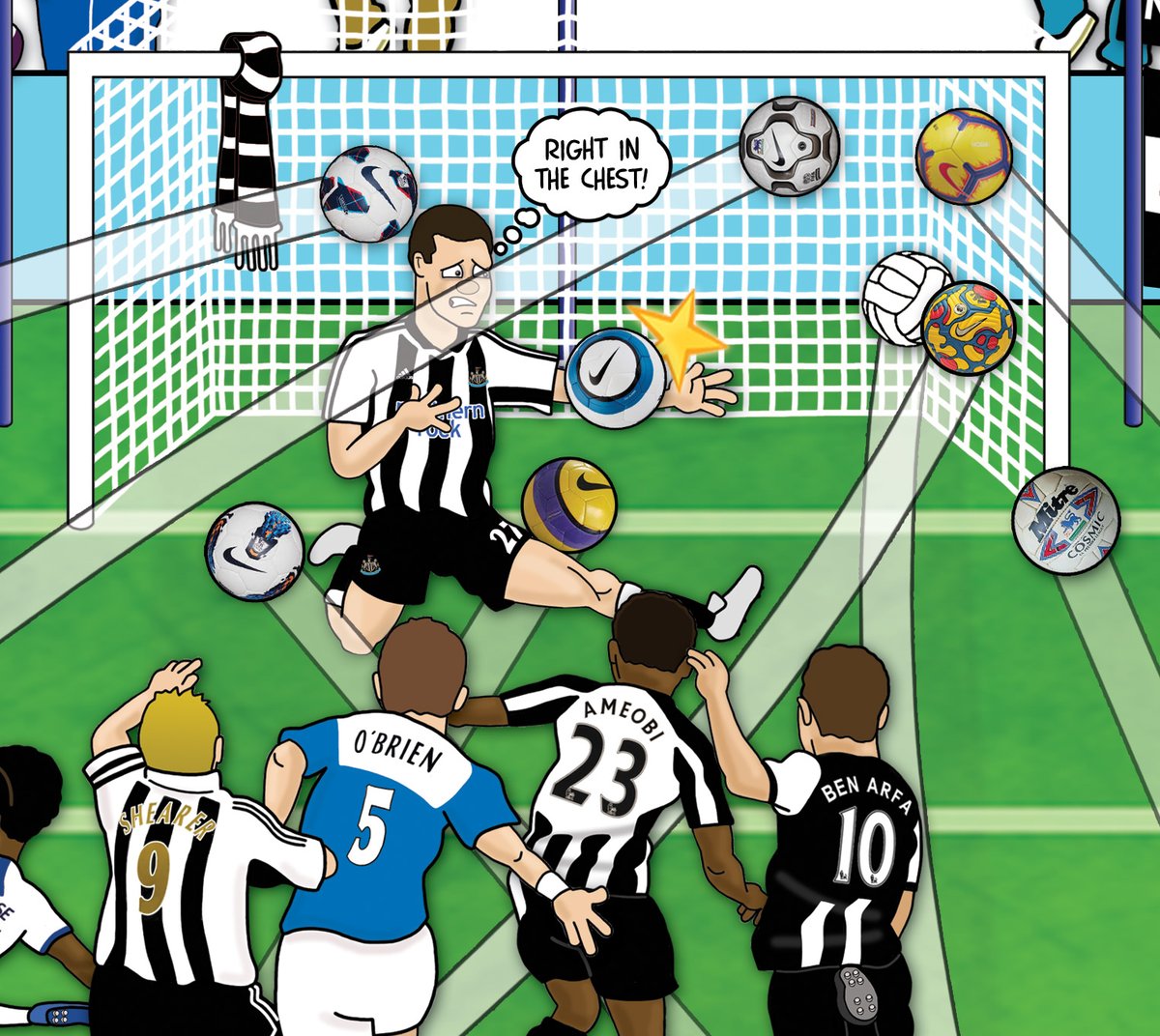 themishmashman's tweet photo. Today I added two of the most requested suggestions to Newcastle United Mishmash. Steven Taylor's handball &amp; a censored 'Windmill Willy'! #NUFC https://t.co/oAkVgSvadP