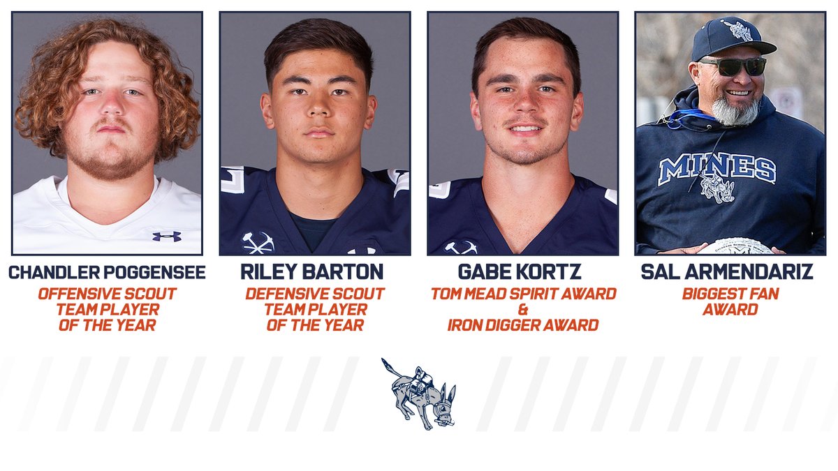 Congratulations to our 2021 year-end award winners!

OPOTY: <a href="/michael_zeman15/">Michael Zeman</a> 
DPOTY: <a href="/thenolanreeve/">Nolan Reeve</a> 
STPOTY: <a href="/dhargrove77/">Denver Hargrove</a> 
ROTY: <a href="/mmcleod_22/">Max McLeod</a> 
OSPOTY: <a href="/ChandlerPoggen1/">Chandler Poggensee</a> 
DSPOTY: @RileyBarton33 
Spirit Award+Iron Digger: <a href="/gabrielkortz/">kortz</a> 
Biggest Fan: <a href="/txbwhntr/">Sal Armendariz</a> 

#HelluvaEngineer⚒️