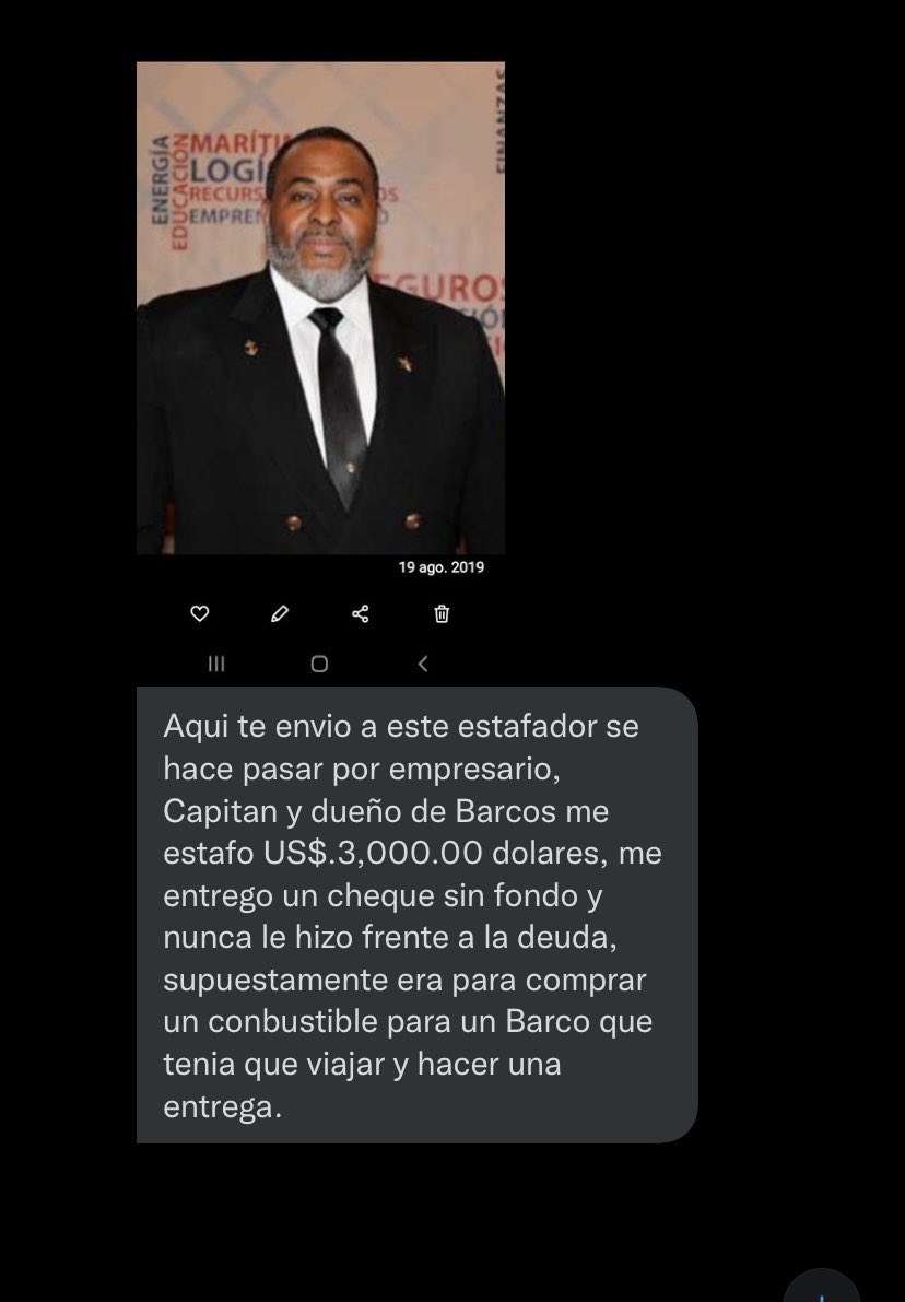 Malapagapty's tweet photo. Nos reportan este estafador y mentiroso!!!! https://t.co/5q9qgEKkzd