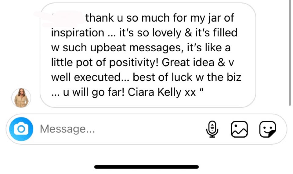 Motivationjars's tweet photo. What an amazing and lovely review from Dr. Ciara Kelly !❤️ https://t.co/fvnrWO0sHr