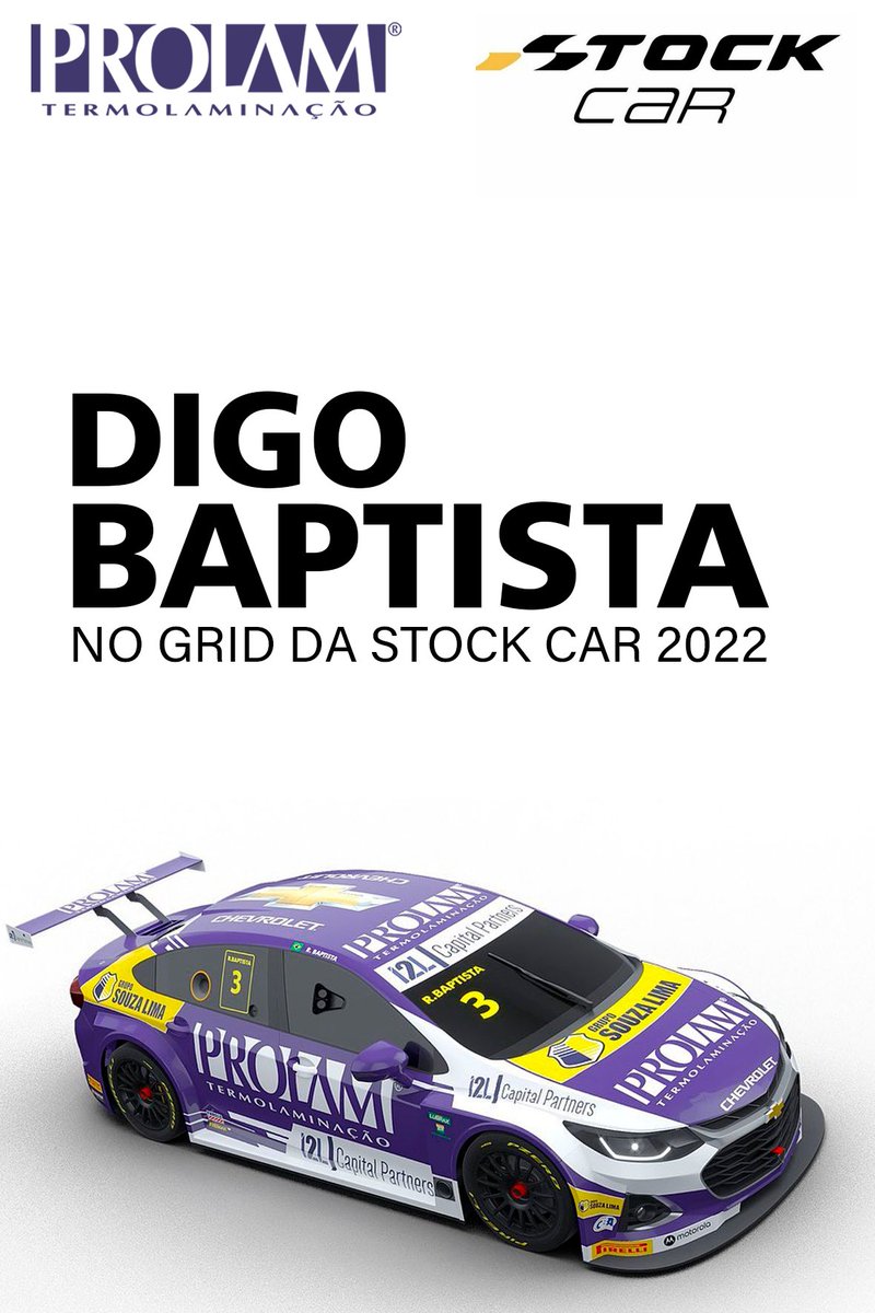 prolam's tweet image. Rodrigo Baptista inicia o ano com novo desafio. Digo estreará na Stock Car pela equipe Crown Rancing, tendo o penta campeão Cacá Bueno como companheiro.
A PROLAM segue junto ao Digo nesta nova etapa e deseja boas vibrações!

globoesporte.com
#prolam #stockcar #digobaptista