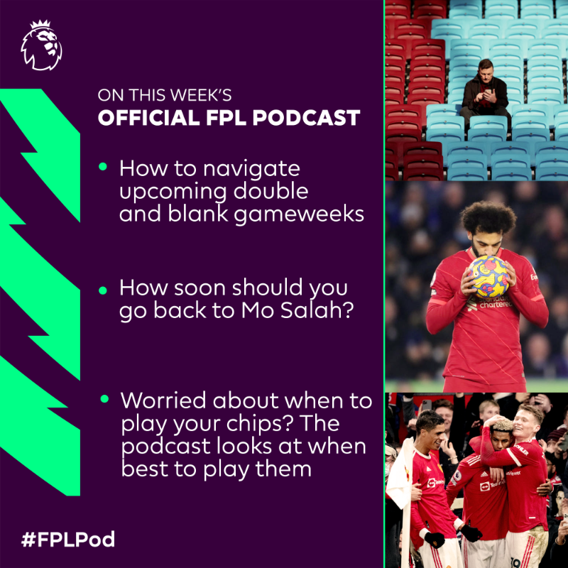 OfficialFPL's tweet photo. 🔴 When's the right time to buy back Mo Salah?
😱 How's best double and blank Gameweeks?
🍟 When's the best moment to play your chips?

🎧 Find out the answers on the latest episode of #FPLPod 👇

#FPL