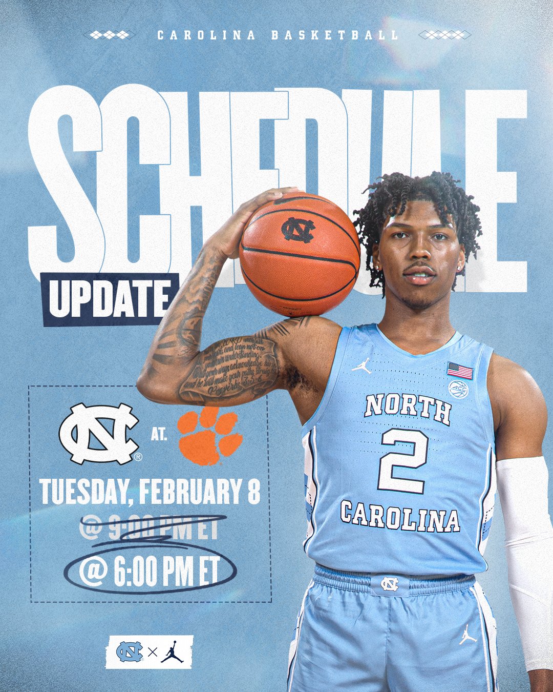 Carolina online basketball schedule