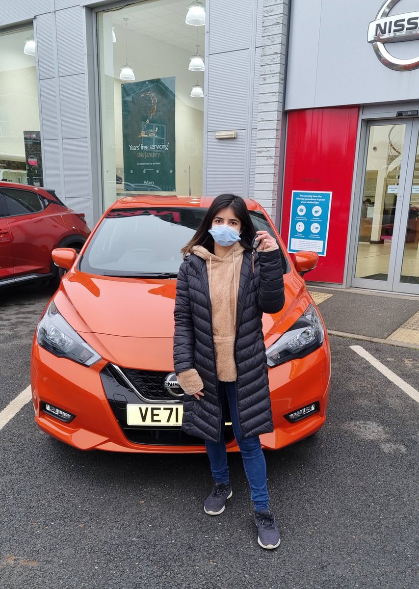 ArburyGroup's tweet photo. #Congratulations to Miss Arilal on collecting her first new #NissanMicra on the #MotabilityScheme!
We hope you enjoy the next three years of hassle-free #driving! @NissanUK @MotabilityPress
#Motability #Motab https://t.co/G9Pm2K6qNv