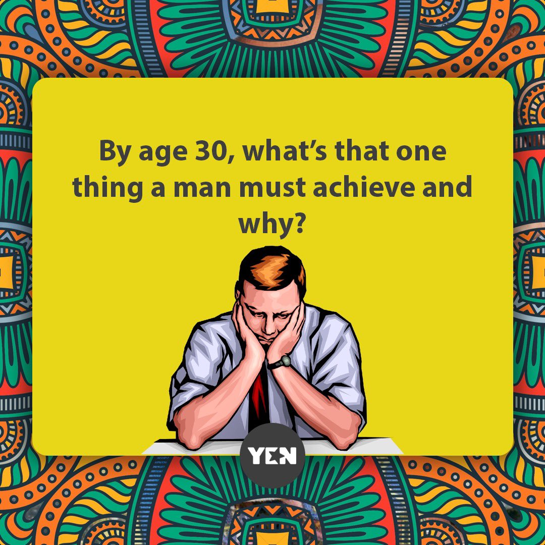 As a newborn baby, you're expected to have two balls to be declared a boy. 

As an adult, you cannot be called a real man unless you have...? 🤔 

#YenKasa