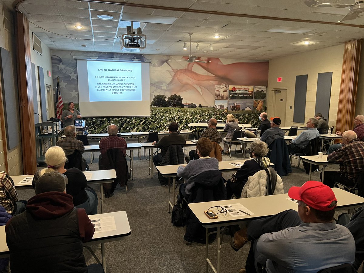 Macon_CFB's tweet photo. Great turnout for our IFB District 11 Drainage District meeting this morning! https://t.co/Z256sDNO39