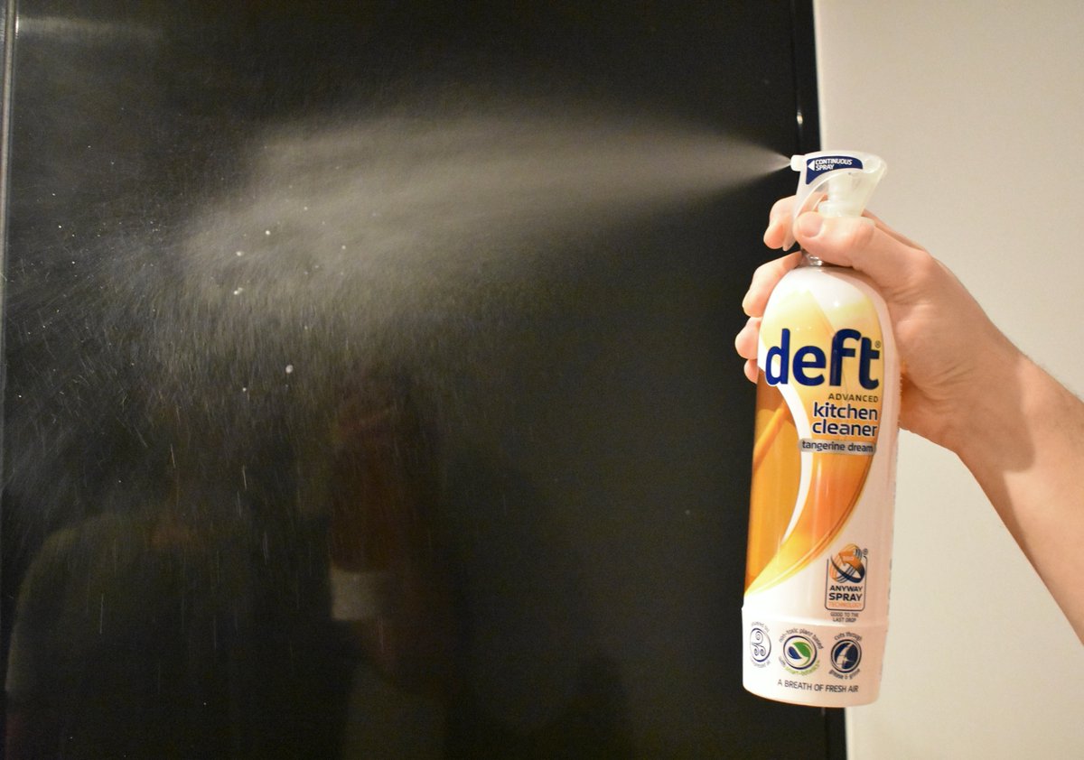 DeftClean's tweet photo. Our continuous 360° spray technology is patented and unique to us. You wont find anything else like it!

#cleaningtips #clean #deft #arthritis https://t.co/JsFwWbA7rE