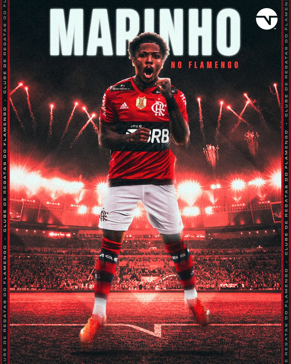 TNTSportsBR's tweet photo. MINI MÍSSIL RUBRO-NEGRO! 🔴⚫
A nossa equipe com @MoniqueDanello e Ricardinho Martins confirmou que o atacante Marinho é a primeira contratação do Flamengo para 2022. Ele pode embarcar hoje para o Rio de Janeiro. Bom reforço? https://t.co/iMdcA5dnDY