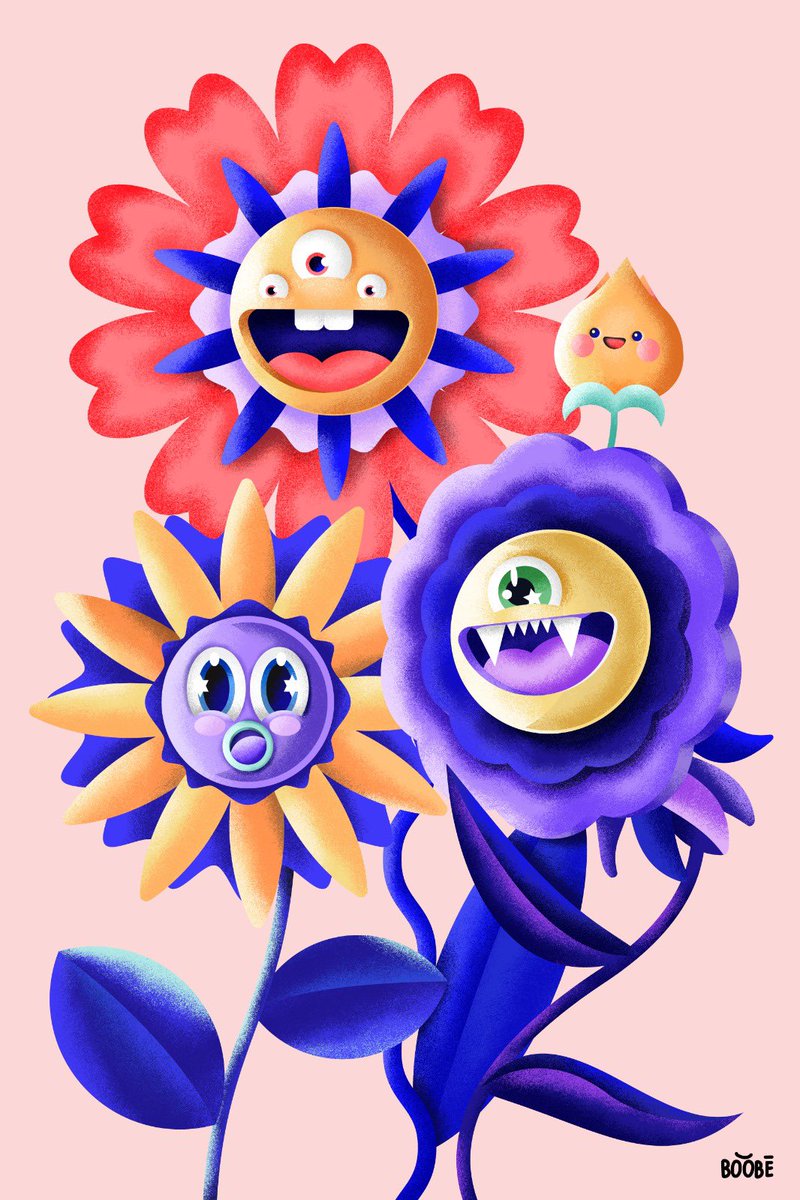 BoobeNft's tweet photo. Starting to create a fun garden #illustration #Digital #digitalart #digitalpainting #illustrationartists #NFTartists #nftcollector #flowers #flowersonfriday #art #Illustrations https://t.co/glkiDKWSRR