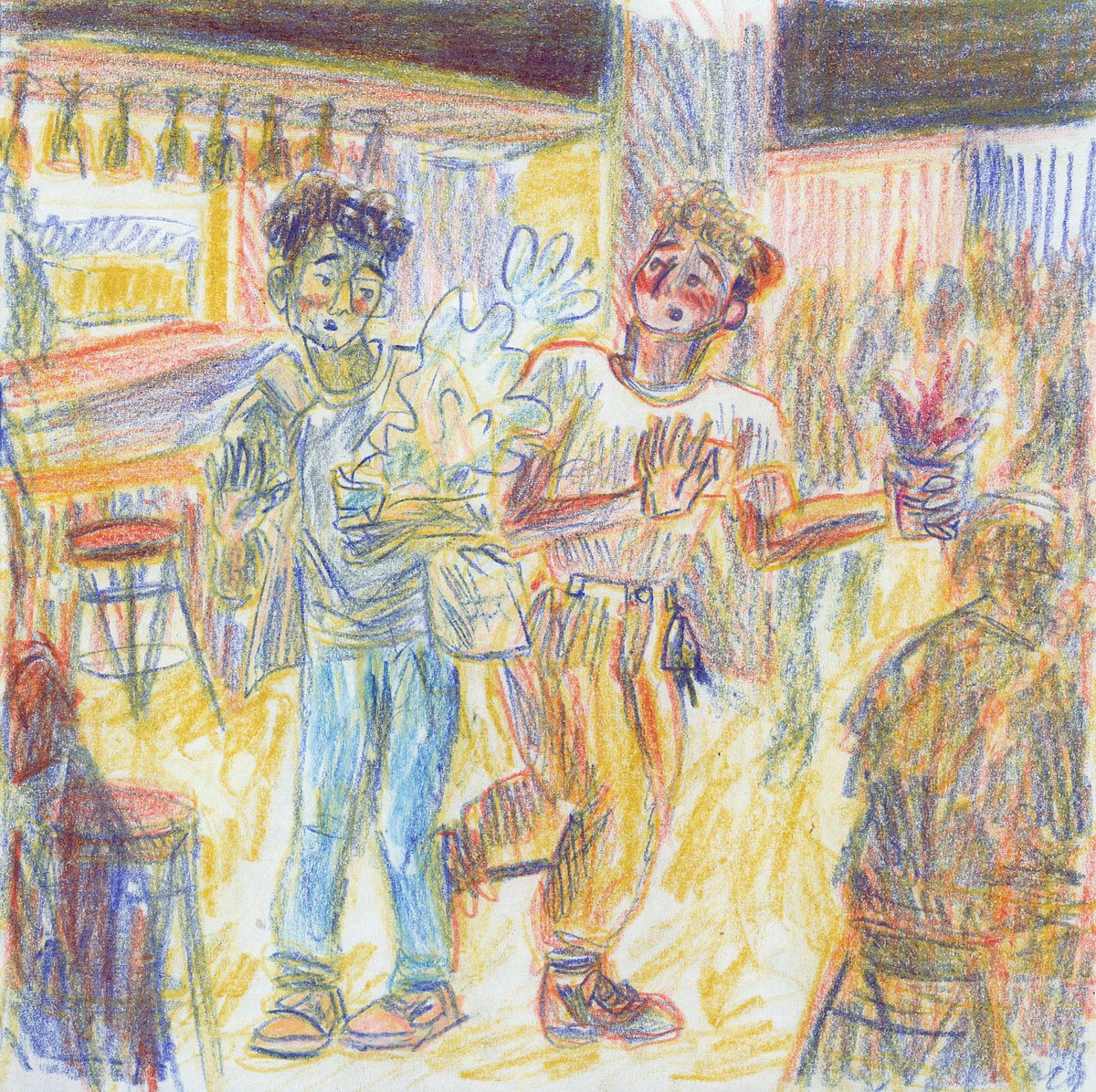 stupide_poete's tweet image. #VisibleNonbinary hi i’m sacha nonbinary lesbian and i guess this is my cue to remind all my internet friends that ✨i’ll be selling art prints of my drawings on February 1st (see more on my Instagram: @ stupidement_poetique) ✨