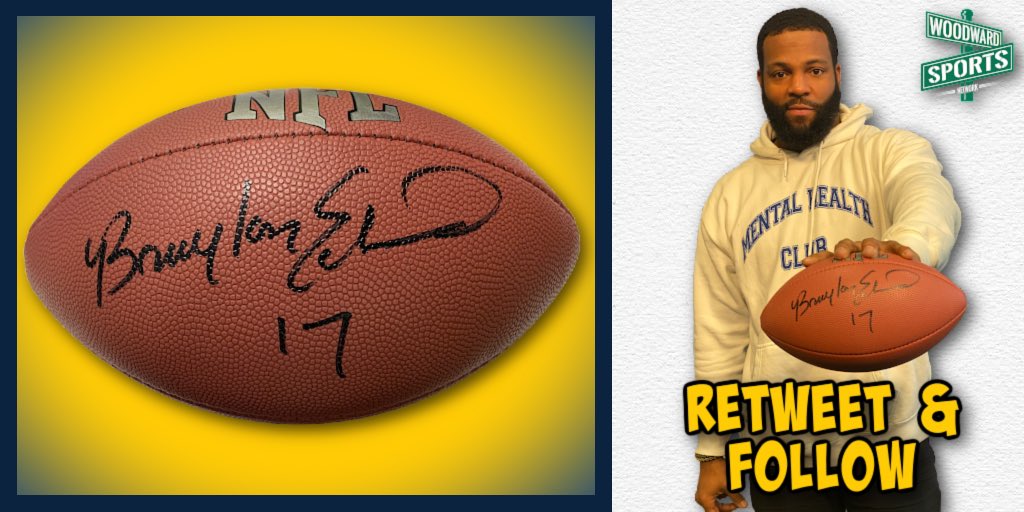 woodwardsports's tweet photo. 🚨 Giveaway 🚨

Win this @OfficialBraylon signed football! All you have to do to enter:

- Follow @woodwardsports 
- Retweet this tweet

Winner will be announced Saturday at 12 PM! https://t.co/lSzOxembfy