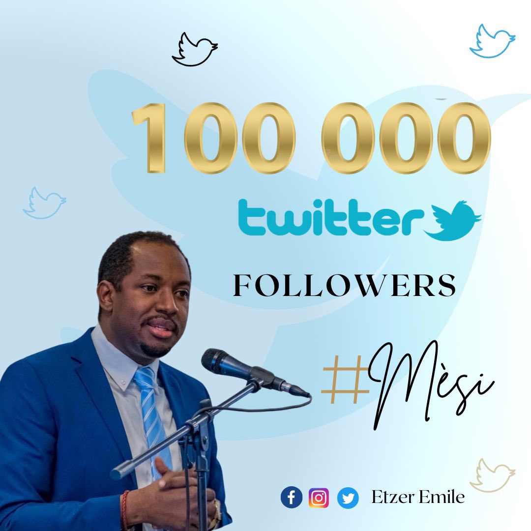 etzeremile's tweet photo. Merci aux 100 000 followers sur Twitter 🙌🙌🙌🙏🏿🙏🏿🙏🏿 https://t.co/5HaTc2PZ3m