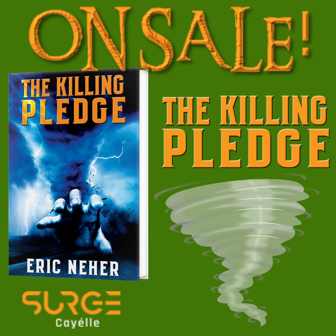 The Killing Pledge is on sale now!🌪️ bit.ly/KillingPledge
#bookish #bookshelf #booknerd #bookaholic #newrelease #newbooks #cayelle #bookster #books #scifinovels  #killingpledge #newbookrelease #scifi #thriller #scifithriller #ericneher