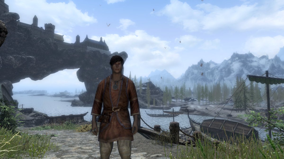 SkyrimWidow's tweet photo. Damien arrives in Solitude to join the Bards College. Saying goodbye to Valga and Falkreath was hard, but new adventures await on the horizon. https://t.co/ZmN94MklJo