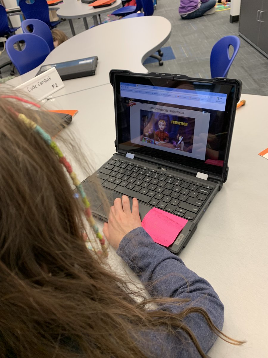 Student reflection: "I discovered that I have to code it right or I will get chased by an ogre. My goal this week is to not get chased by an ogre. I wonder what else I can code." #JeffcoChat #JeffcoBetterTogether <a href="/LawrencePAWS/">Lawrence Elementary Arvada</a> <a href="/CodeCombat/">CodeCombat</a> 😀