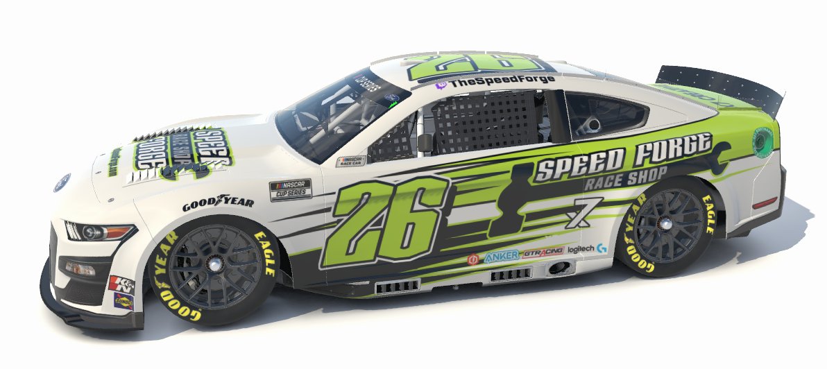 The latest wrap for Mike Frazer's Speed Forge Race Shop NASCAR NextGen Mustang is 🔥

Join The Speed Forge Discord if you need a new wrap! discord.thespeedforge.com