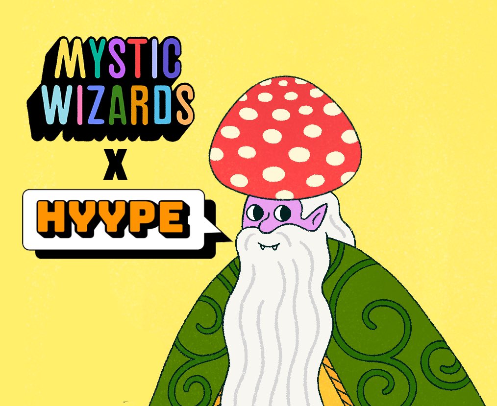 We’re psyched to announce that we’ve partnered with <a href="/hyypeHQ/">Hyype</a> to create a space for Mystic Wizards lore! Hyype lets you create backstories for NFTs in your wallet, and the lore will be permanently linked to your Wizard. Go get creative, Wizzies!

hyy.pe/collection/mys…
