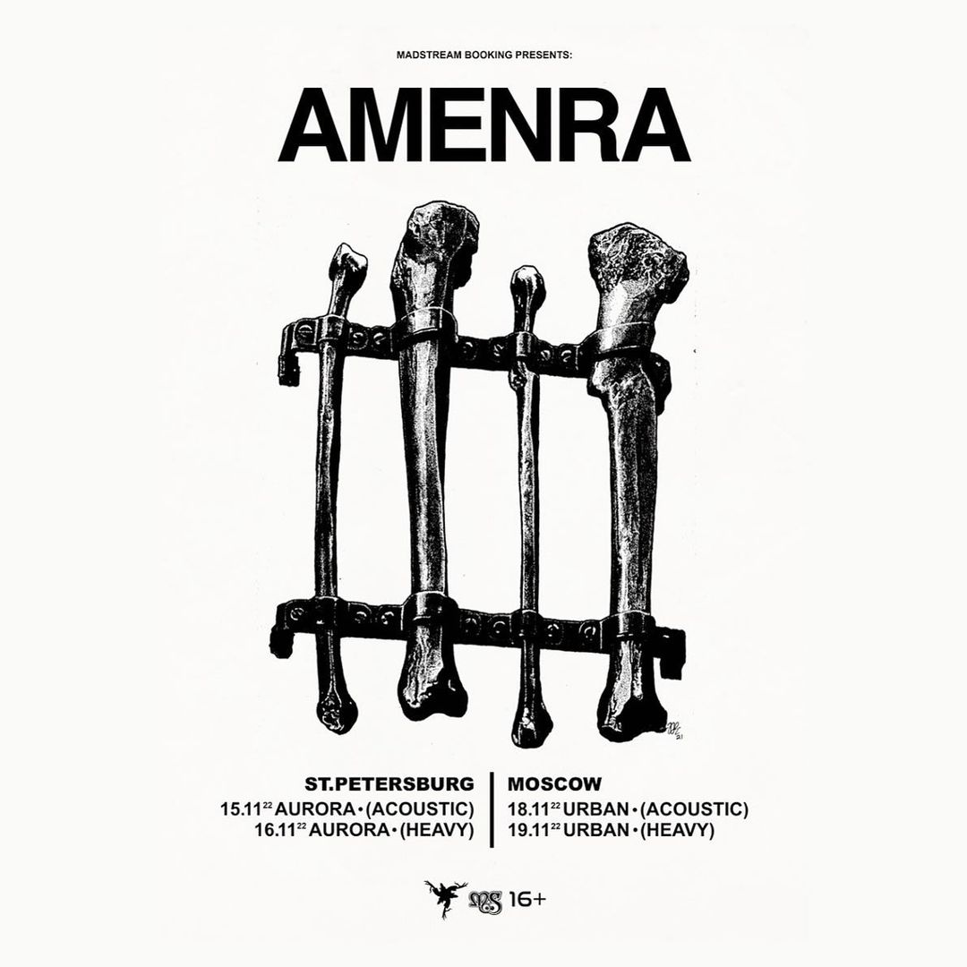 New @amenra_official Russia 2022 tour dates. madstreambooking.com/amenra/