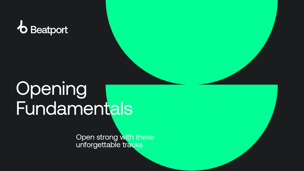 Open strong with these unforgettable tracks 💣

Whether you’re opening the night or just looking to jump-start your set, it’s essential to get it right. 

🔗 btprt.dj/kuxsr4