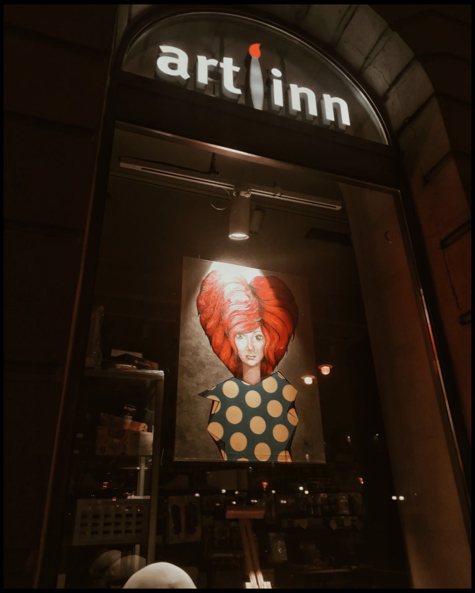 ViktorijaArts's tweet photo. Three of my paintings are now exhibited in the center of #Vilnius city. In an art supply shop where I work. 🥰🌼 One of the paintings is my female version of #TATA of #BT21, originally created by #V of @BTS_twt. 🎨
#ViktorijaArtist #code_DAISY #art #artist https://t.co/TAmPHBS8TV