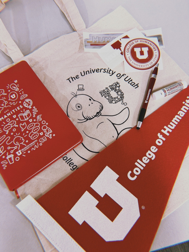 UofUHumanities's tweet photo. We want to celebrate YOU! Are you about to officially declare your Humanities major? Grab one of these "I Declared" cards (with a peel-off sticker!) from your advisor and bring it to LNCO 2100 for a swag bag full of humanities goodies. #IDeclared #UofUHumanities https://t.co/iaWYIK2wxp