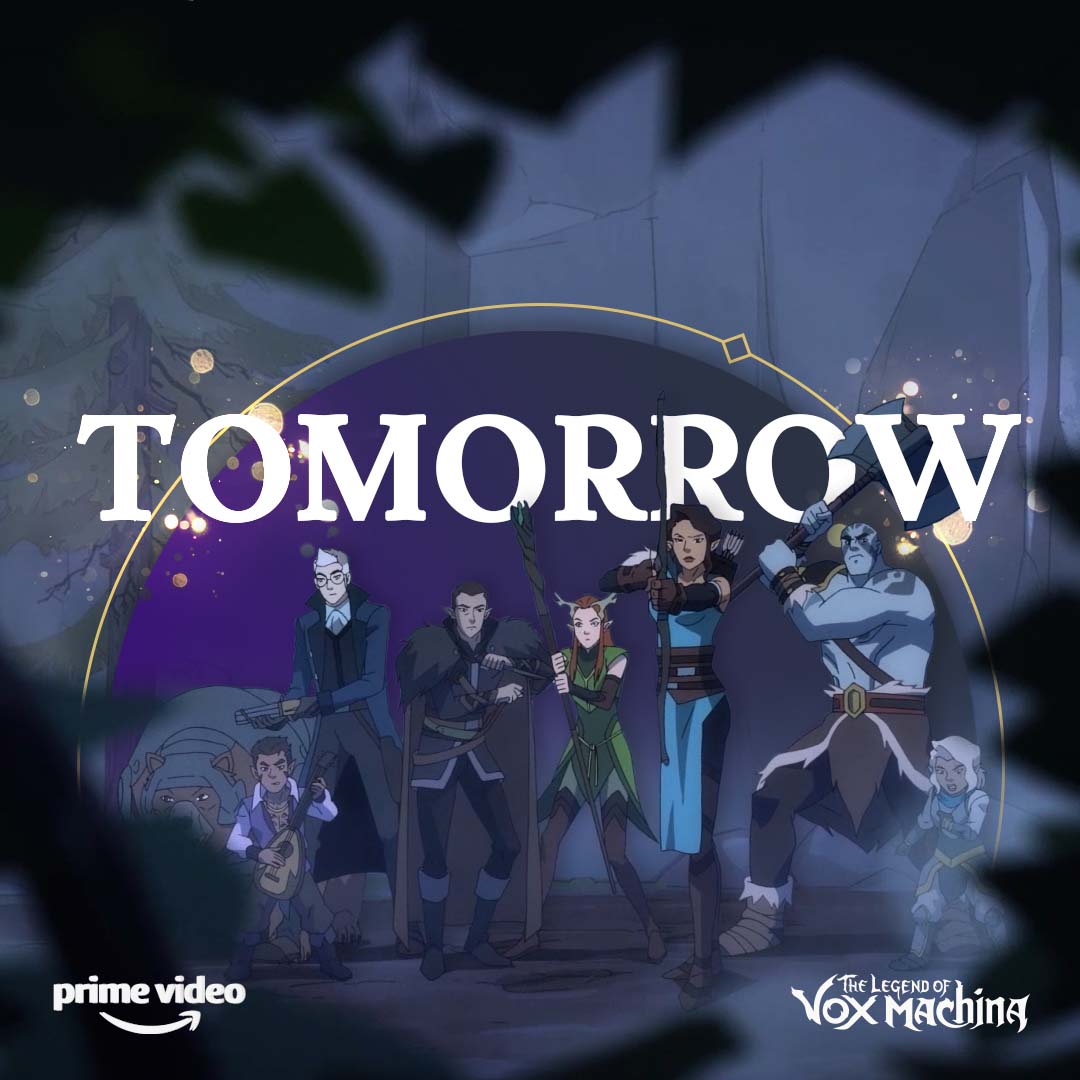 LVMandM9onPrime's tweet photo. 🔥 TOMORROW 🔥 #TheLegendofVoxMachina https://t.co/s0bEMxPhwL