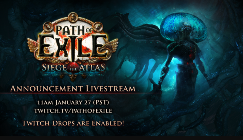 Sykkuno's tweet photo. Watching the new Path of Exile expansion Siege of the Atlas at 11 AM PST!! https://t.co/7syicpzHMn #ad https://t.co/bawF7DLLw2