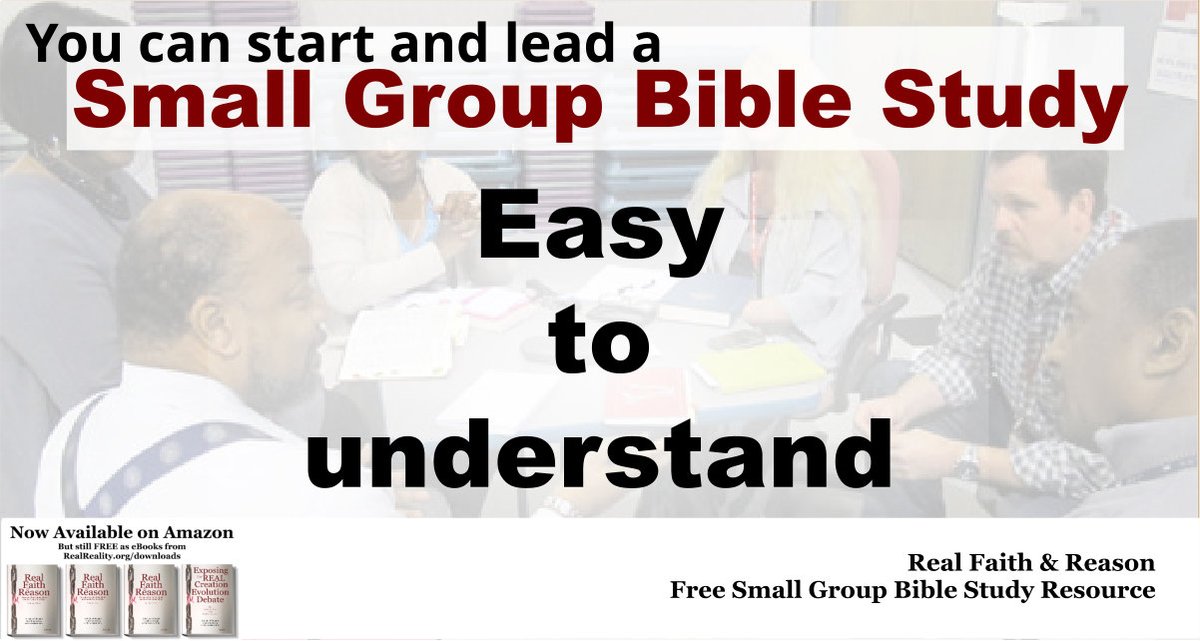 RealFaithReason's tweet photo. Easy and fun to start a small group Bible study.
You can do this.
#SmallGroupBibleStudy #SmallGroup
FREE small group Bible study books
Discussion questions https://t.co/SZsZEfbRDh https://t.co/yFV0cfBg1L