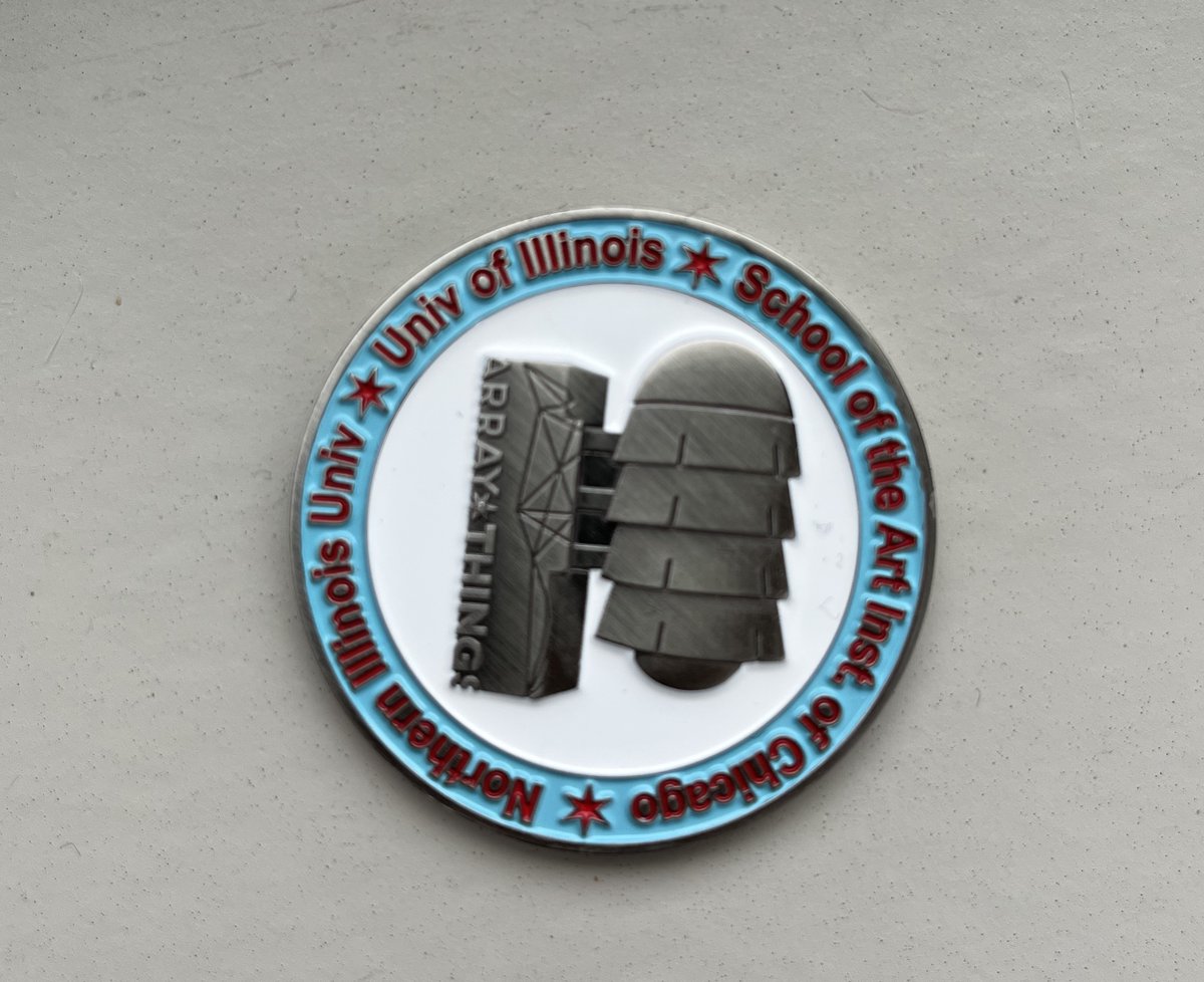 M. Daepp (@mdaepp) on Twitter photo Did anybody else unexpectedly get an awesome <a href="/arrayofthings/">Array of Things</a> token in the mail? Such a cool design -- but I would expect nothing less from <a href="/CeC/">Charlie Catlett</a> and team Did anybody else unexpectedly get an awesome <a href="/arrayofthings/">Array of Things</a> token in the mail? Such a cool design -- but I would expect nothing less from <a href="/CeC/">Charlie Catlett</a> and team