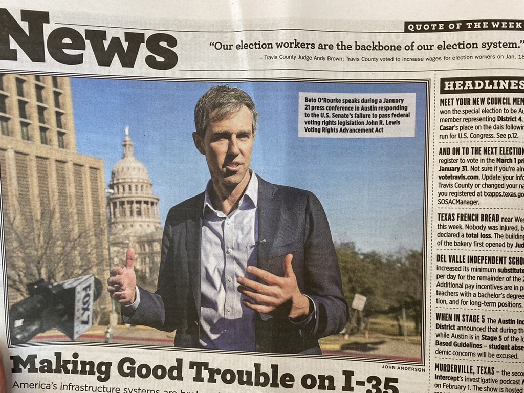 We’re personally connecting with 2 million voters over the course of February to combat Abbott’s voter suppression.

Join our effort: bit.ly/3KOU5JP