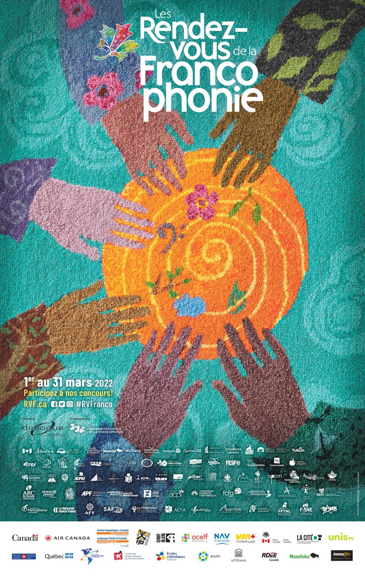 🥳 La magnifique affiche des @RVFrancophonie 2022 se dévoile… « Ces traditions qui forgent les identités » sera le thème de cette 24e édition qui débutera le 1er mars! Toute l'info ici: rvf.ca

#frcb #frcan #francophonie #moisdelafrancophonie #rvf2022