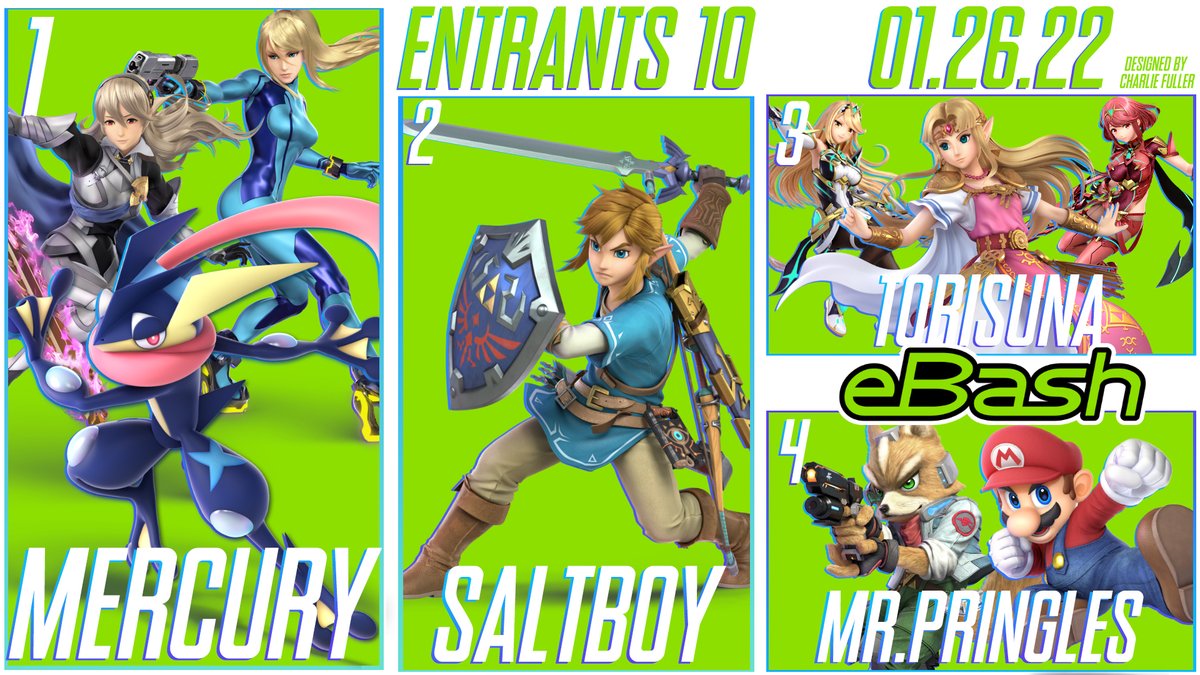 ThePrayerHand's tweet photo. Congrats to our Top 4 at the eBash weekly. I commentated from home which was pretty fun but excited to be back in the coming weeks!
1. @Mercury_Telos 
2. @saltboy_SSB 
3. @AzureTorisuna 
4. Mr.Pringles https://t.co/tVnTypXwzP