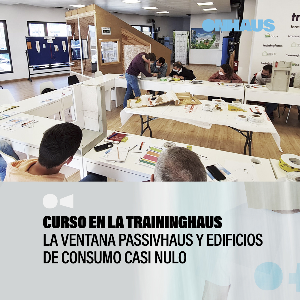 on_haus's tweet photo. ACTUALIDAD I 📸 Hoy hemos impartido el curso presencial + taller práctico sobre la #𝘃𝗲𝗻𝘁𝗮𝗻𝗮 #𝗣𝗮𝘀𝘀𝗶𝘃𝗵𝗮𝘂𝘀 𝘆 #𝗘𝗖𝗖𝗡 (Edificios de Consumo Casi Nulo) en nuestra academia, la #Traininghaus. 

#Onhaus #formacion #construccionsostenible https://t.co/emp1yFseo8