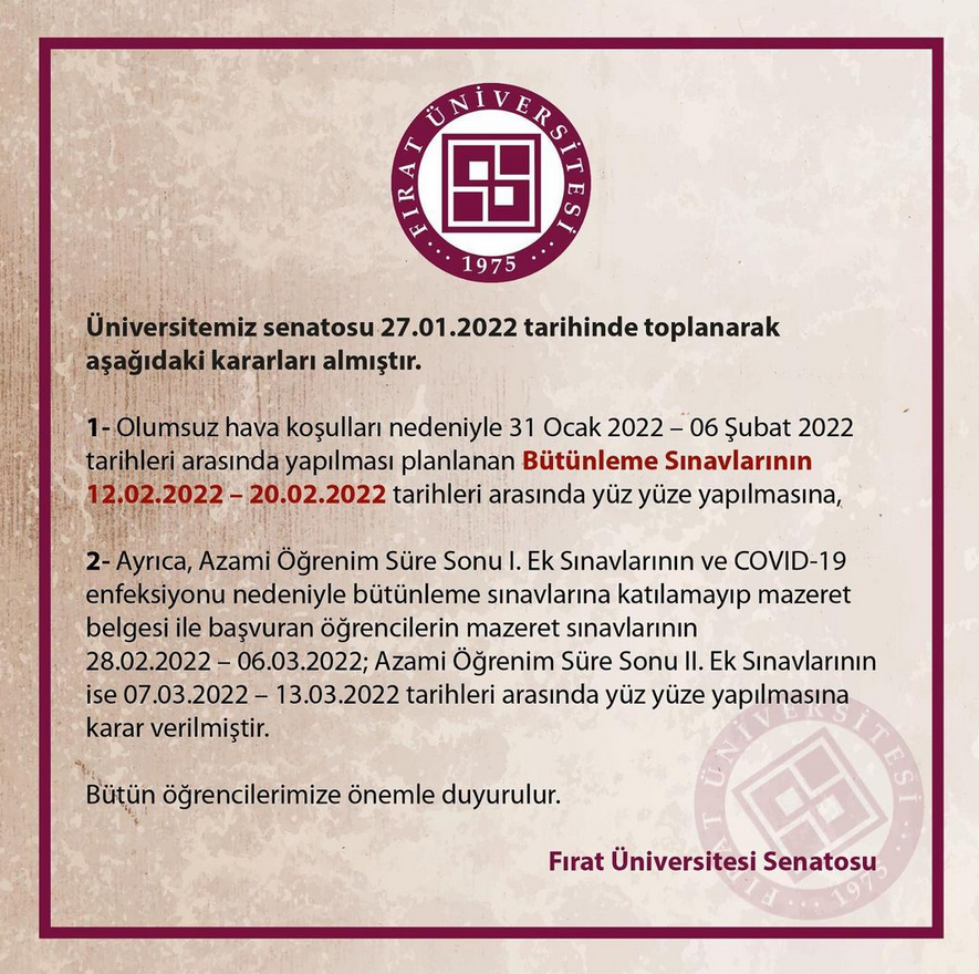 OmerSumerli's tweet photo. Fırat Üniversitesinin sınavlarımıza 4 gün kala almış olduğu karar sebebiyle sınavlarımız ertelenmiştir. Bu nedenle daha önceden almış olduğum biletler boşa gitti. Maddi ve Manevi olarak inanılmaz mağdur oldum. @TK_HelpDesk Sizlerden ricam biletimin acilen değiştirilmesidir. Acil! https://t.co/rlKtfDrrTt