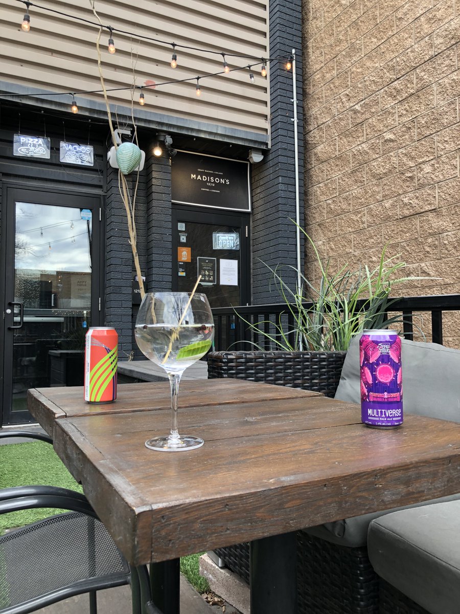 Green grass ✅
sunshine ✅
Cold (&amp; warm) drinks ✅
hot food ✅

yup, patio is open #patio #yyceats #supportlocal